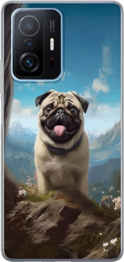Mobildeksel til Xiaomi 11T Pro med Glad Hund motiv