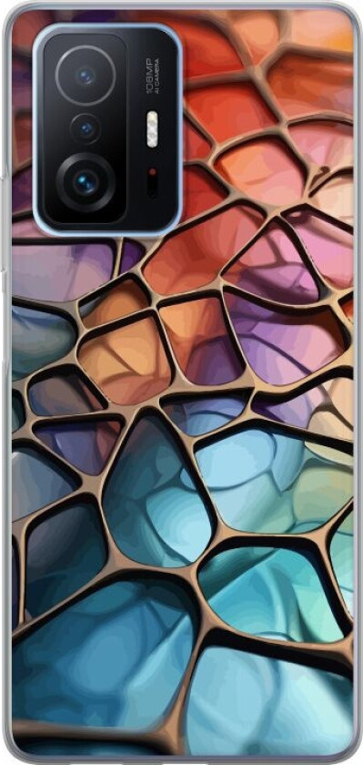 Mobildeksel til Xiaomi 11T Pro med Metalliskt mønster motiv
