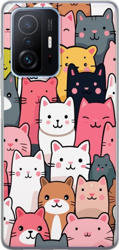 Mobildeksel til Xiaomi 11T Pro med Kattmønster motiv