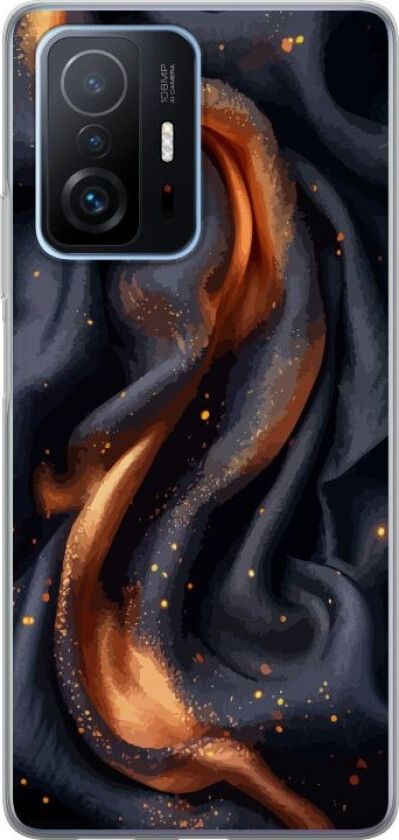 Mobildeksel til Xiaomi 11T Pro med Brennende silke motiv