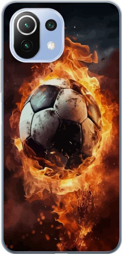 Mobildeksel til Xiaomi 11 Lite 5G NE med Fotball motiv