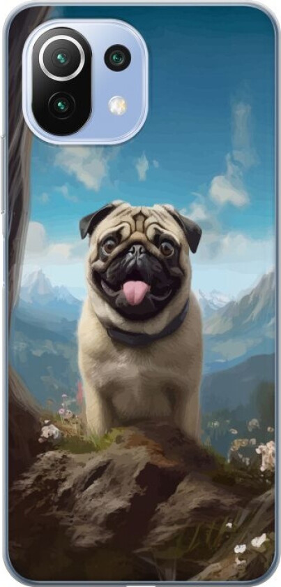 Mobildeksel til Xiaomi 11 Lite 5G NE med Glad Hund motiv