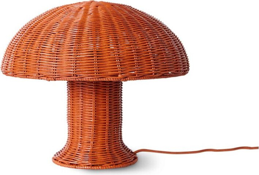 Rattan bordlampe Coral