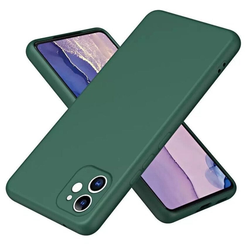 iPhone 12 Silikon Deksel - Grønn