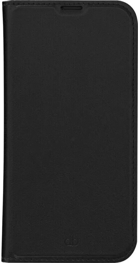 iPhone 14 Pro dbramante1928 Oslo Ultra-Slim PU Skinn Flip Deksel med Lommebok - Svart