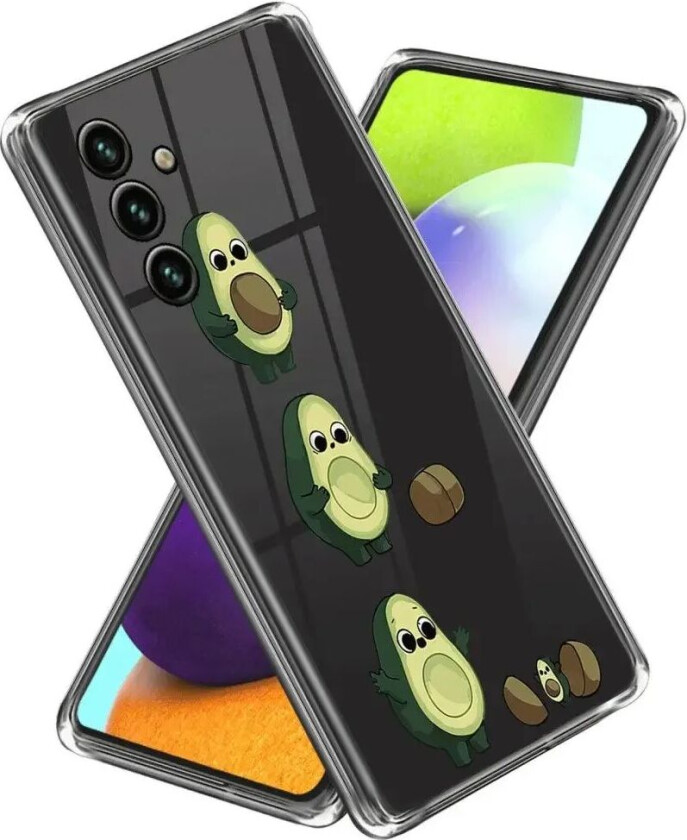 Samsung Galaxy A55 (5G) Fleksibelt Plastdeksel - Gjennomsiktig / Avocado