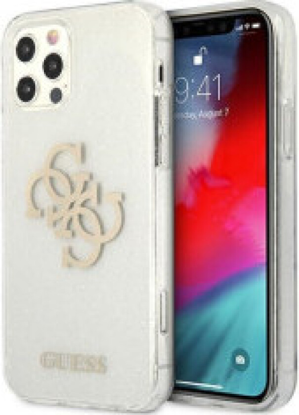 Guess Glitter 4G Big Logo - Deksel til iPhone 12 Pro Max