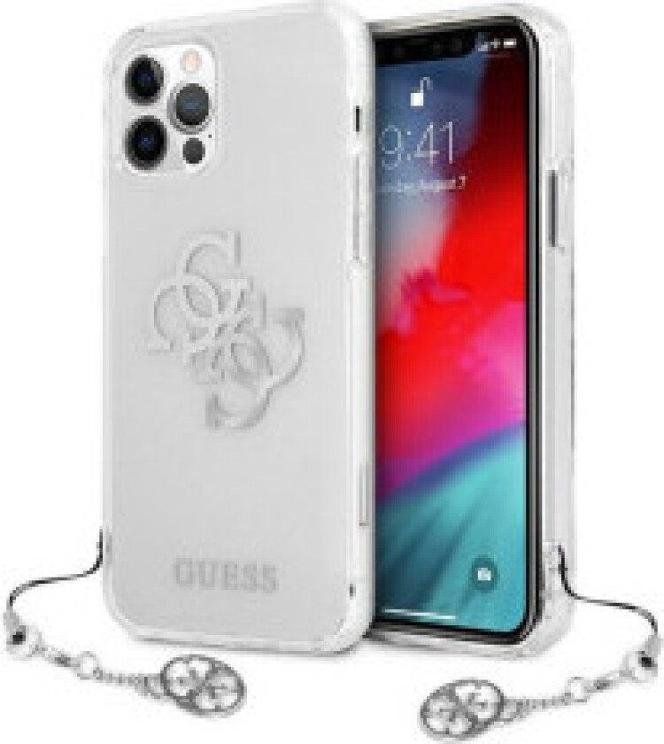 Guess 4G Big Logo Charm - Deksel til iPhone 12 Pro Max