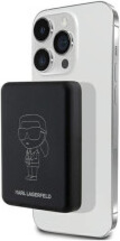 Karl Lagerfeld NFT Outline Ikonik MagSafe - Induction Power Bank 5000 mAh 15W MagSafe