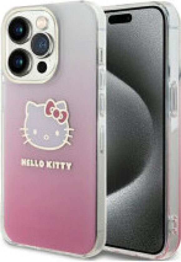 Hello Kitty IML Gradient Electrop Kitty Head - iPhone 15 Pro Max-deksel