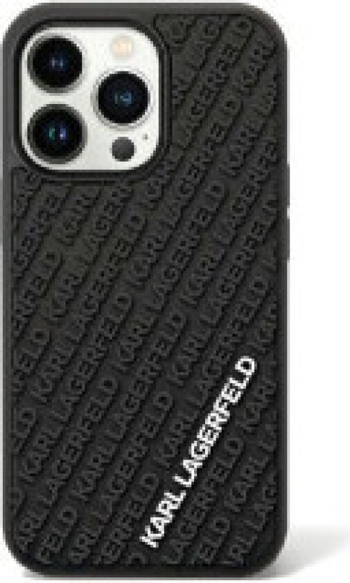 Karl Lagerfeld 3D Rubber Multi-logo - iPhone 11-deksel