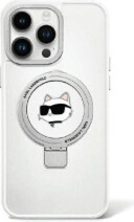 Karl Lagerfeld Ring Stand Choupette Head MagSafe - iPhone 15 Pro-deksel