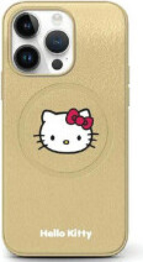 Hello Kitty Leather Kitty Head MagSafe - Deksel til iPhone 14 Pro
