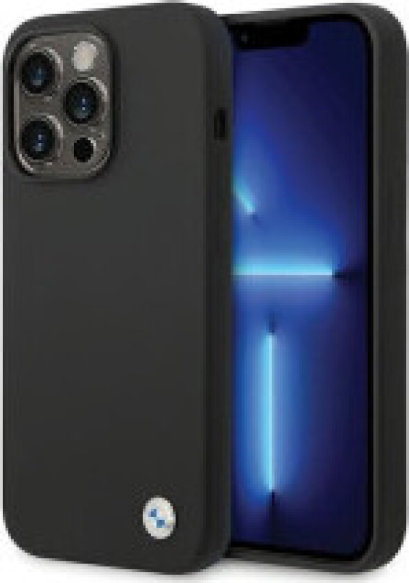 BMW Silikon metalllogo - Deksel til iPhone 15 Pro
