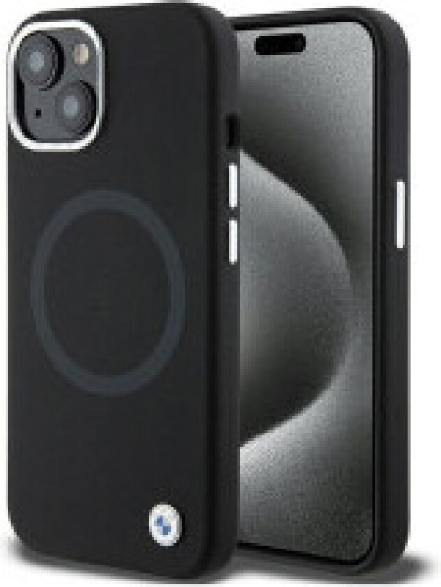 BMW Signature Liquid Silicone MagSafe - Deksel til iPhone 15 Plus