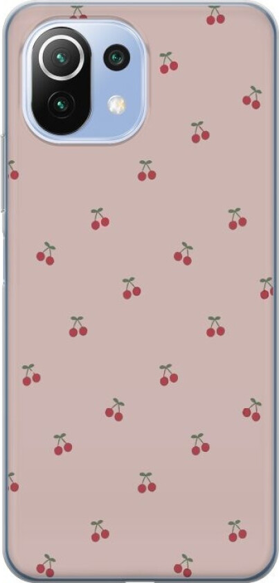 Mobildeksel til Xiaomi 11 Lite 5G NE med Kirsebær motiv