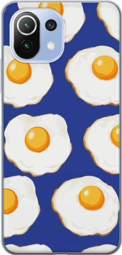 Mobildeksel til Xiaomi 11 Lite 5G NE med Stekte egg motiv