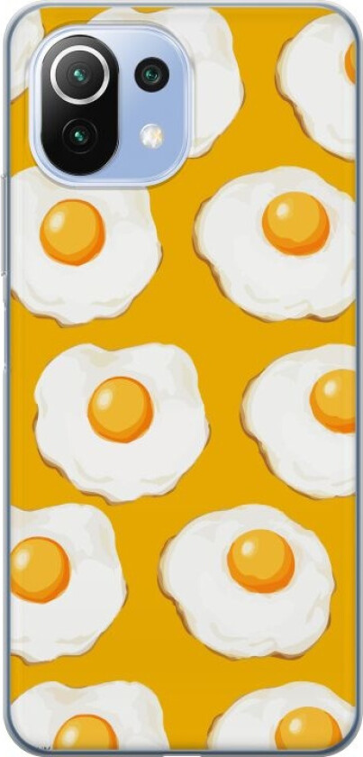 Mobildeksel til Xiaomi 11 Lite 5G NE med Stekt egg motiv