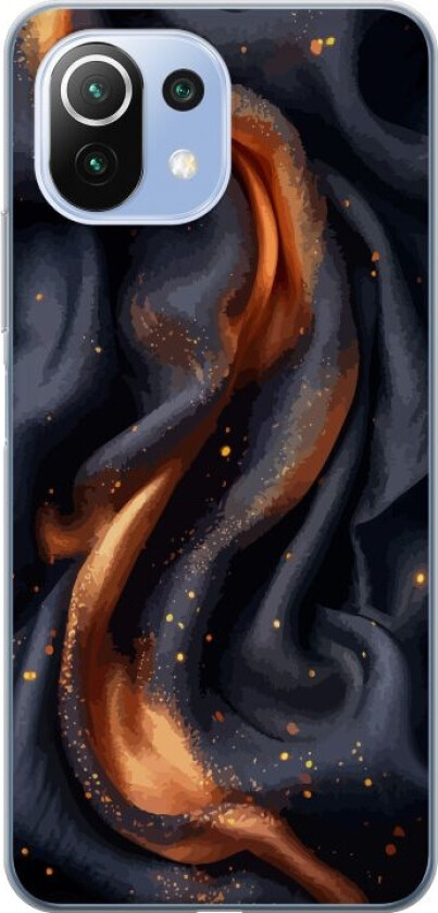 Mobildeksel til Xiaomi 11 Lite 5G NE med Brennende silke motiv