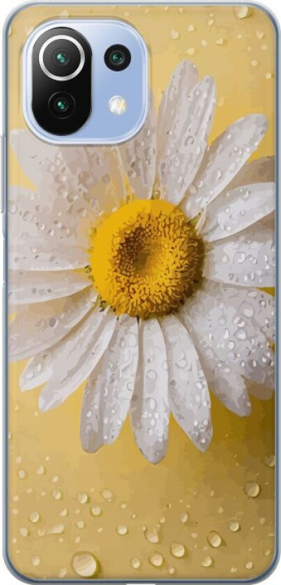 Mobildeksel til Xiaomi 11 Lite 5G NE med Porselensblomst motiv