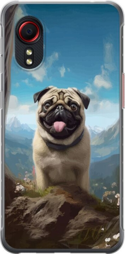Mobildeksel til Samsung Galaxy Xcover 5 med Glad Hund motiv