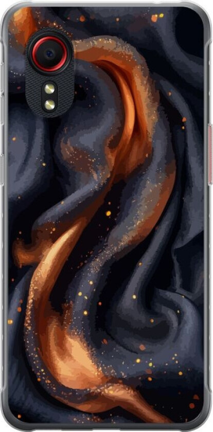 Mobildeksel til Samsung Galaxy Xcover 5 med Brennende silke motiv