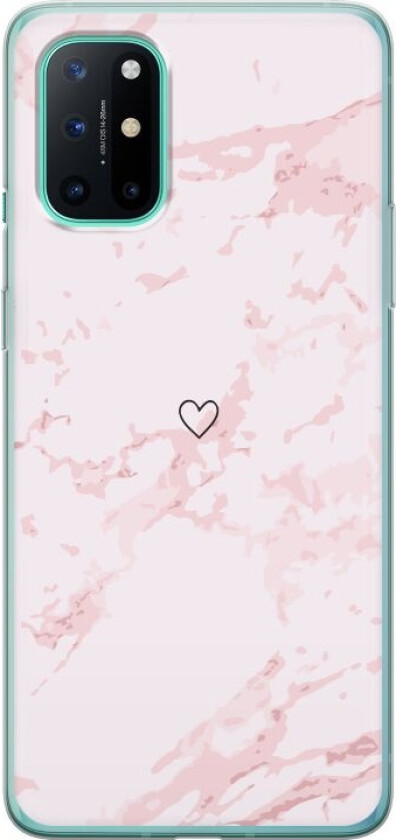 Mobildeksel til OnePlus 8T med Rosa Hjerte motiv
