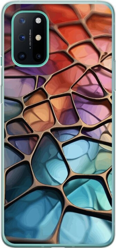 Mobildeksel til OnePlus 8T med Metalliskt mønster motiv