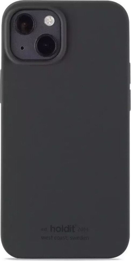 Holdit iPhone 13 Mini Soft Touch Silikon Deksel - Black