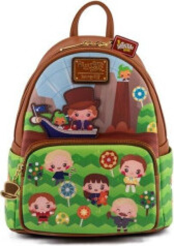 Charlie og sjokoladefabrikken 50-årsjubileum ryggsekk 26cm