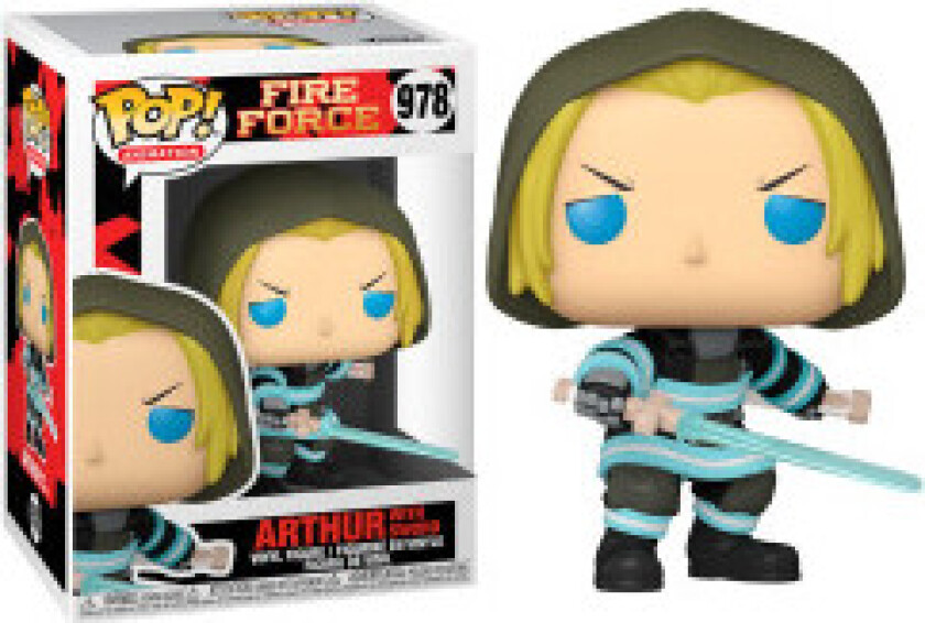 POP-figur Fire Force Arthur med sverd