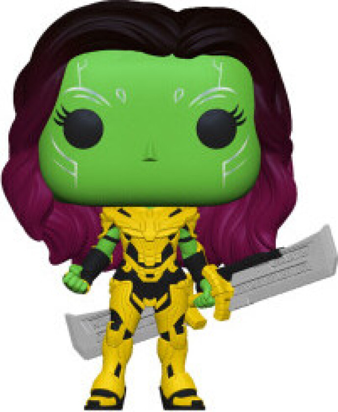 POP-figur Marvel What If Gamora med kniven til Thanos