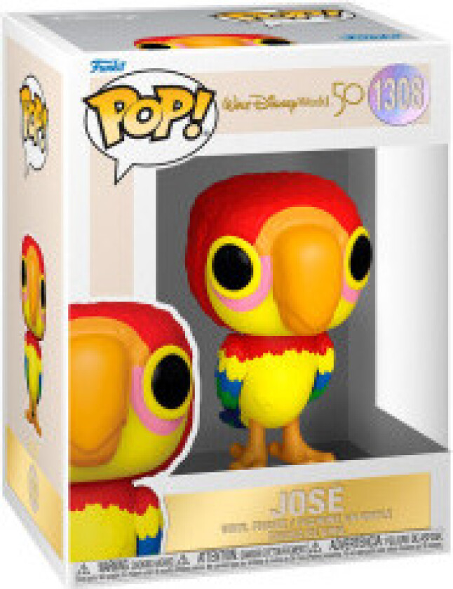 POP-figur Walt Disney World 50-årsjubileum papegøye Jose