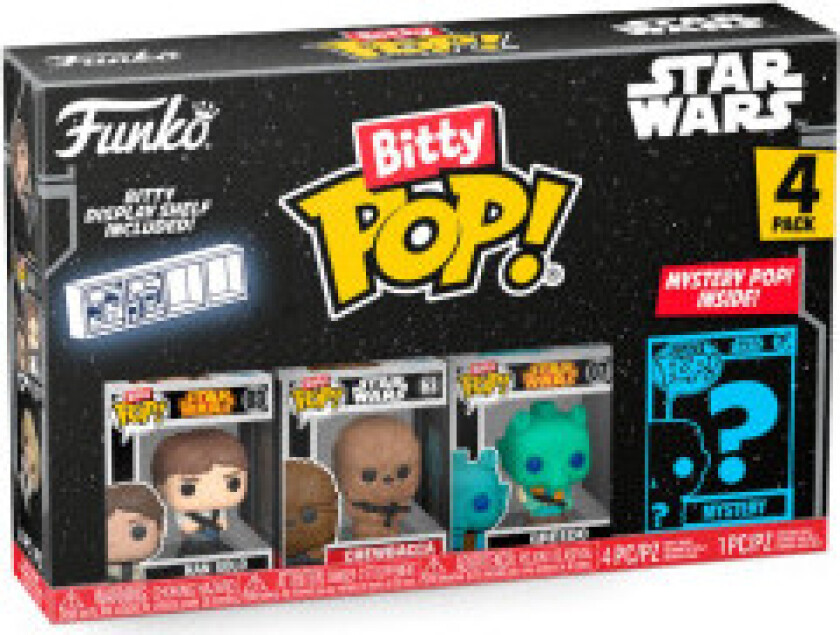 Blisterpakning med 4 figurer Bitty POP Sar Wars Han Solo
