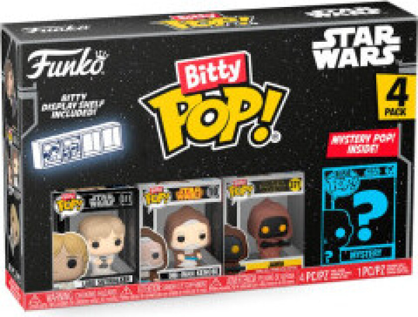 Blisterpakning 4 figurer Bitty POP Sar Wars Luke