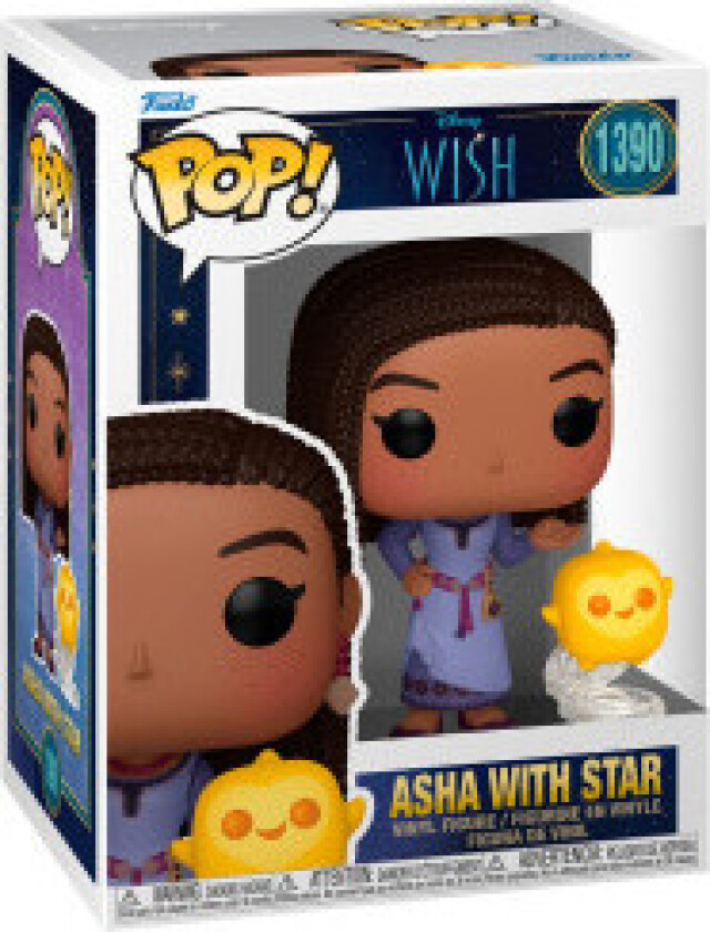 POP-figur Disney Wish Asha med stjerne