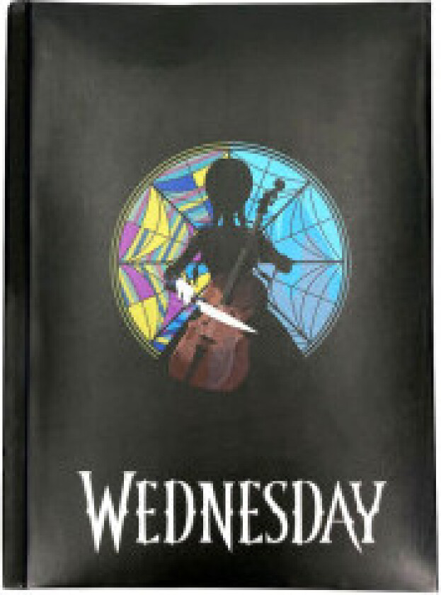 Wednesday Roseton A5 lett notatbok
