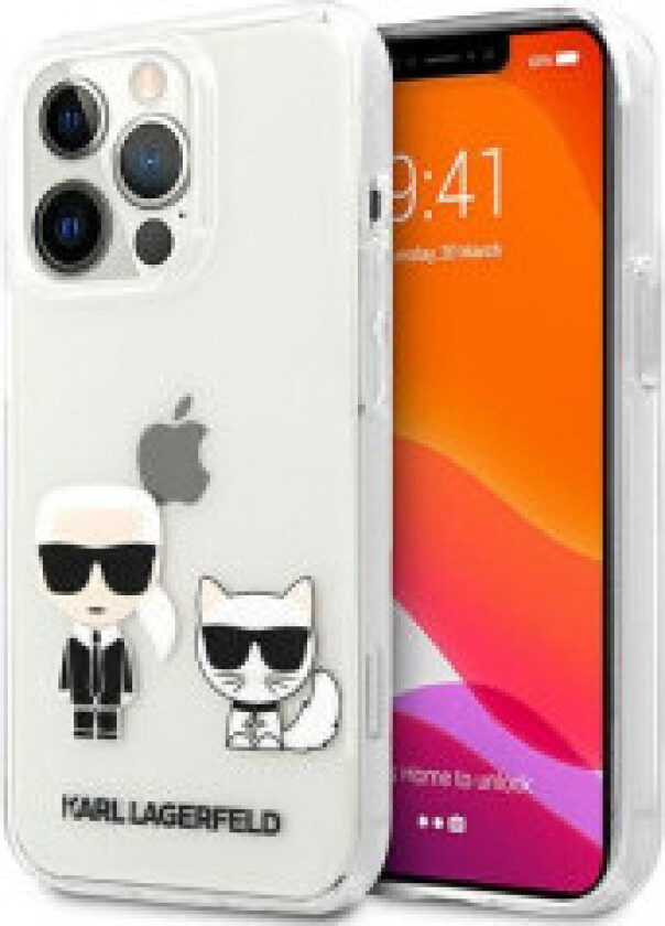 Karl Lagerfeld Ikonik & Choupette - Deksel til iPhone 13 Pro Max