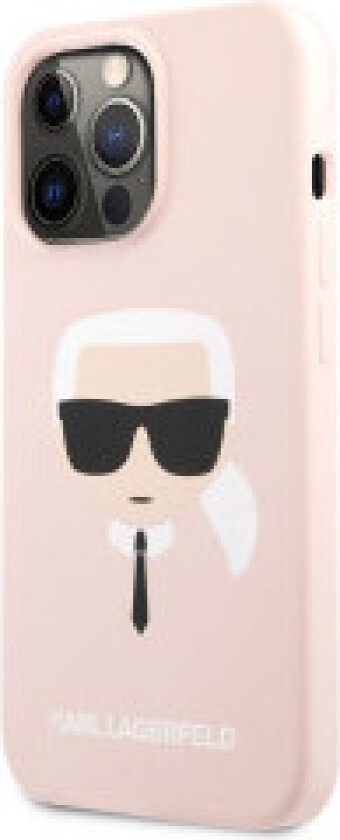 Karl Lagerfeld Silikon Ikonik Karl`s Head - Deksel til iPhone 13 Pro