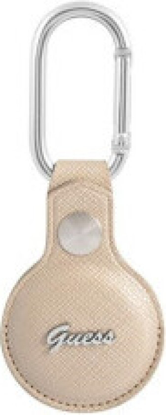 Guess Saffiano Script Dog Clip - Veske for AirTag