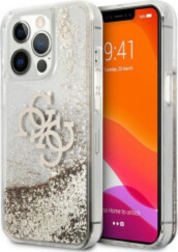 Guess Liquid Glitter 4G Big Logo - Deksel til iPhone 13 Pro Max