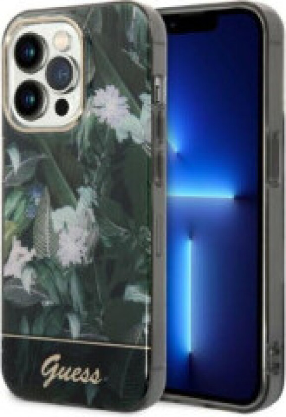 Guess Jungle Deksel - Deksel til iPhone 14 Pro