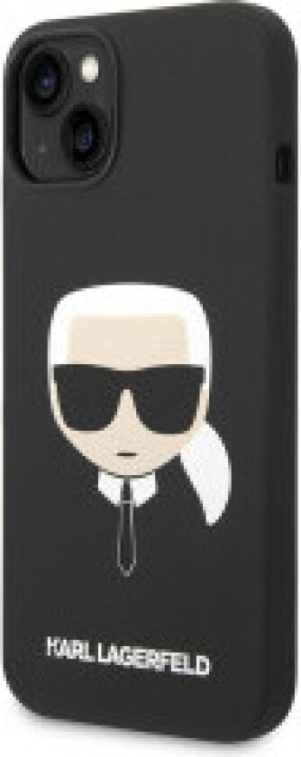 Karl Lagerfeld Silikon Ikonik Karl's Head MagSafe - Deksel til iPhone 14 Plus