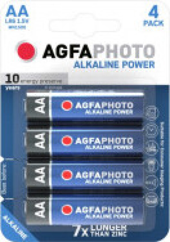 AGFAPHOTO Batteristrøm Alkaline Mignon AA