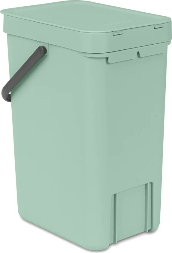 Sort & Go søppelbøtte 12 liter Jade green