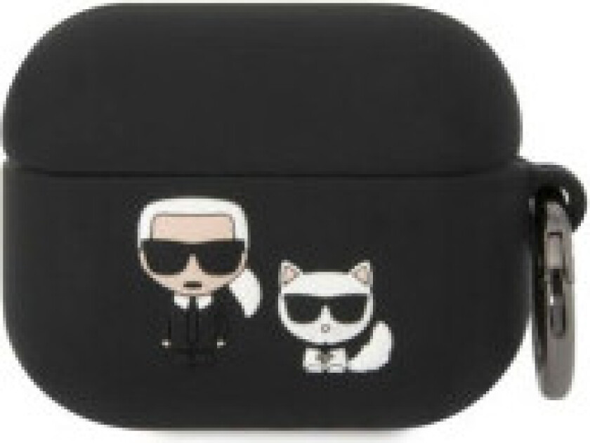 Karl Lagerfeld Silikon Karl & Choupette - Veske til Apple AirPods Pro