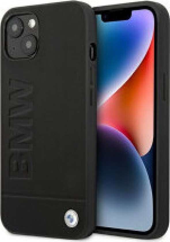 BMW Leather Hot Stamp - Deksel til iPhone 14 Plus