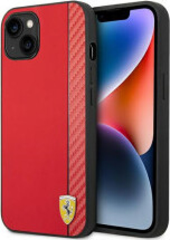 Ferrari Carbon - Deksel til iPhone 14 Plus