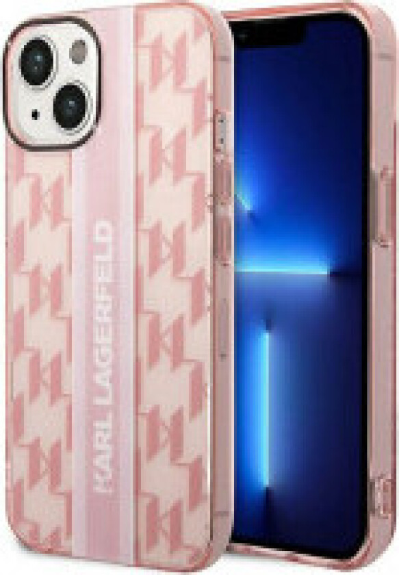 Karl Lagerfeld Mono Vertical Stripe - Deksel til iPhone 14 Plus