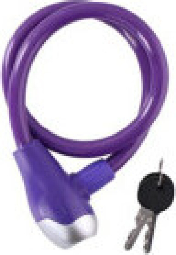 Dunlop - Nøklet spiral sykkellås